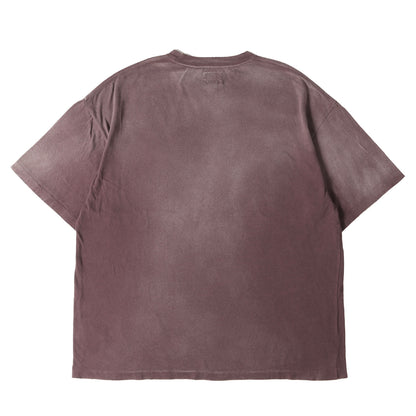 25SS ヴィンテージ加工 グラフィック Tシャツ (KMY WOLF Distressed Tee)