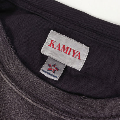 25SS グラフィック ロングスリーブ Tシャツ (KMY-FIRE Distressed L/S Tee)