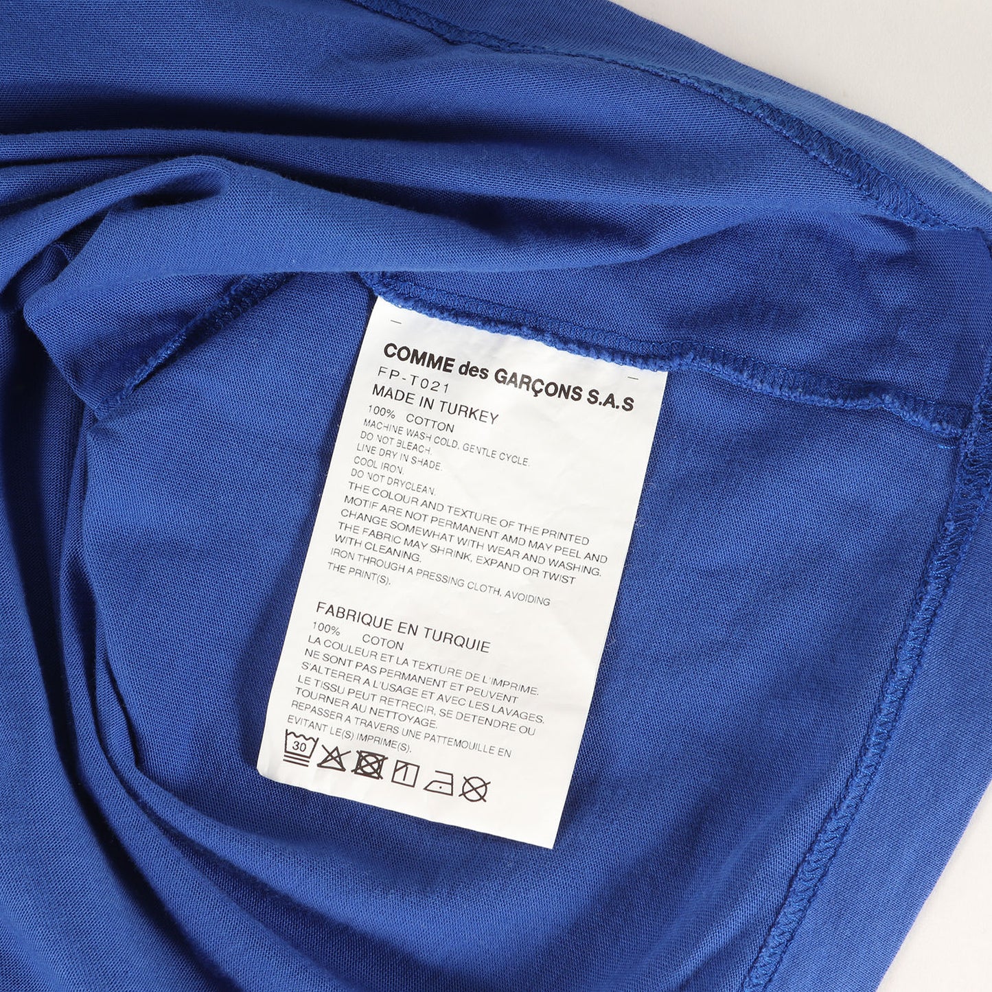 25AW バックロゴ オーバーサイズ カットソー