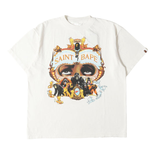 25AW × A BATHING APE ヴィンテージ加工 グラフィック ロゴ Tシャツ (SS TEE GENERATION)