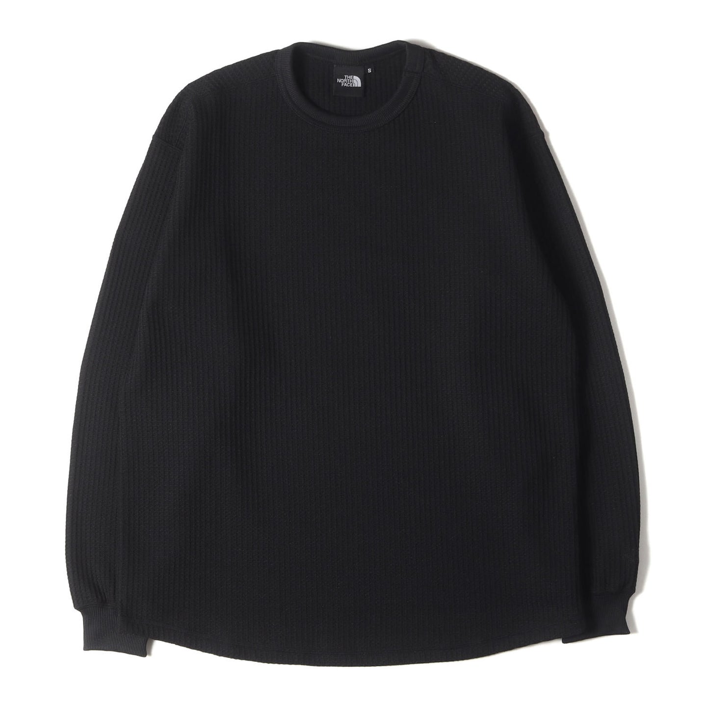 24AW ロングスリーブ ウォーム ワッフルクルー カットソー