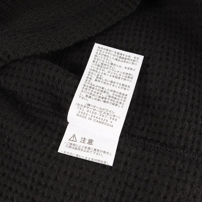 24AW ロングスリーブ ウォーム ワッフルクルー カットソー