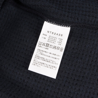 24AW ロングスリーブ ウォーム ワッフルクルー カットソー