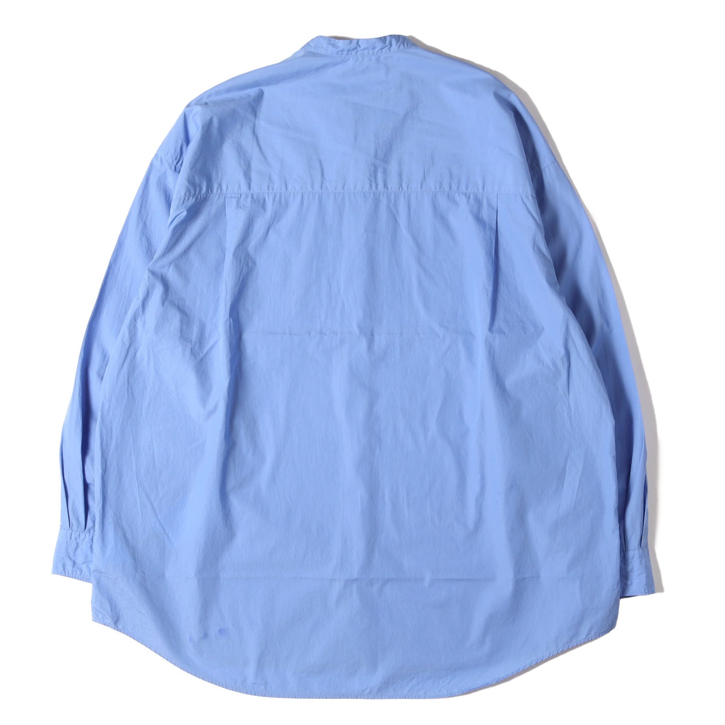 24SS バンドカラー オーバーサイズ ブロード シャツ (Broad L/S Oversized Band Collar Shirt)