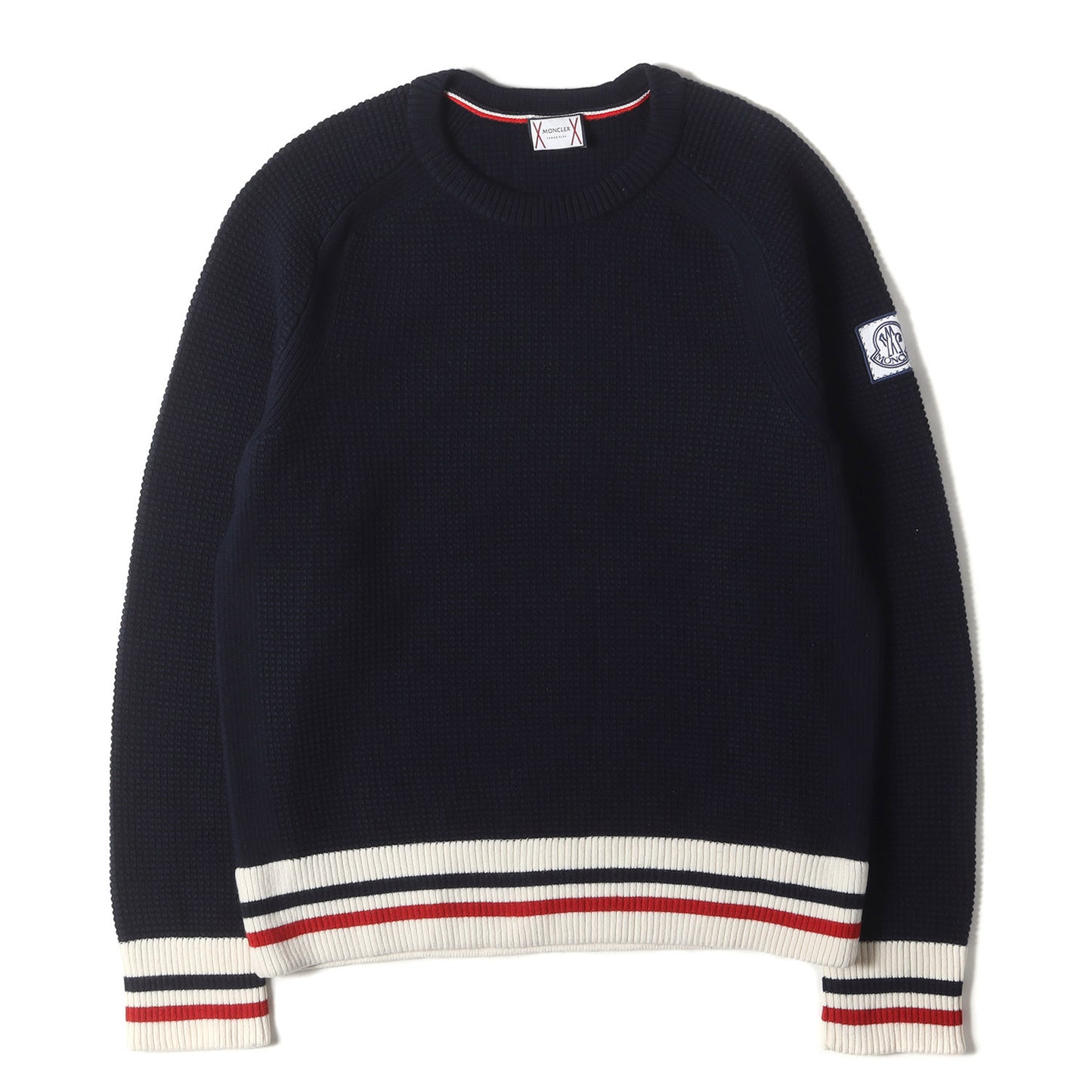 トリコロール リブ ニット セーター (MAGLIONE TRICOT GIROCOLLO)