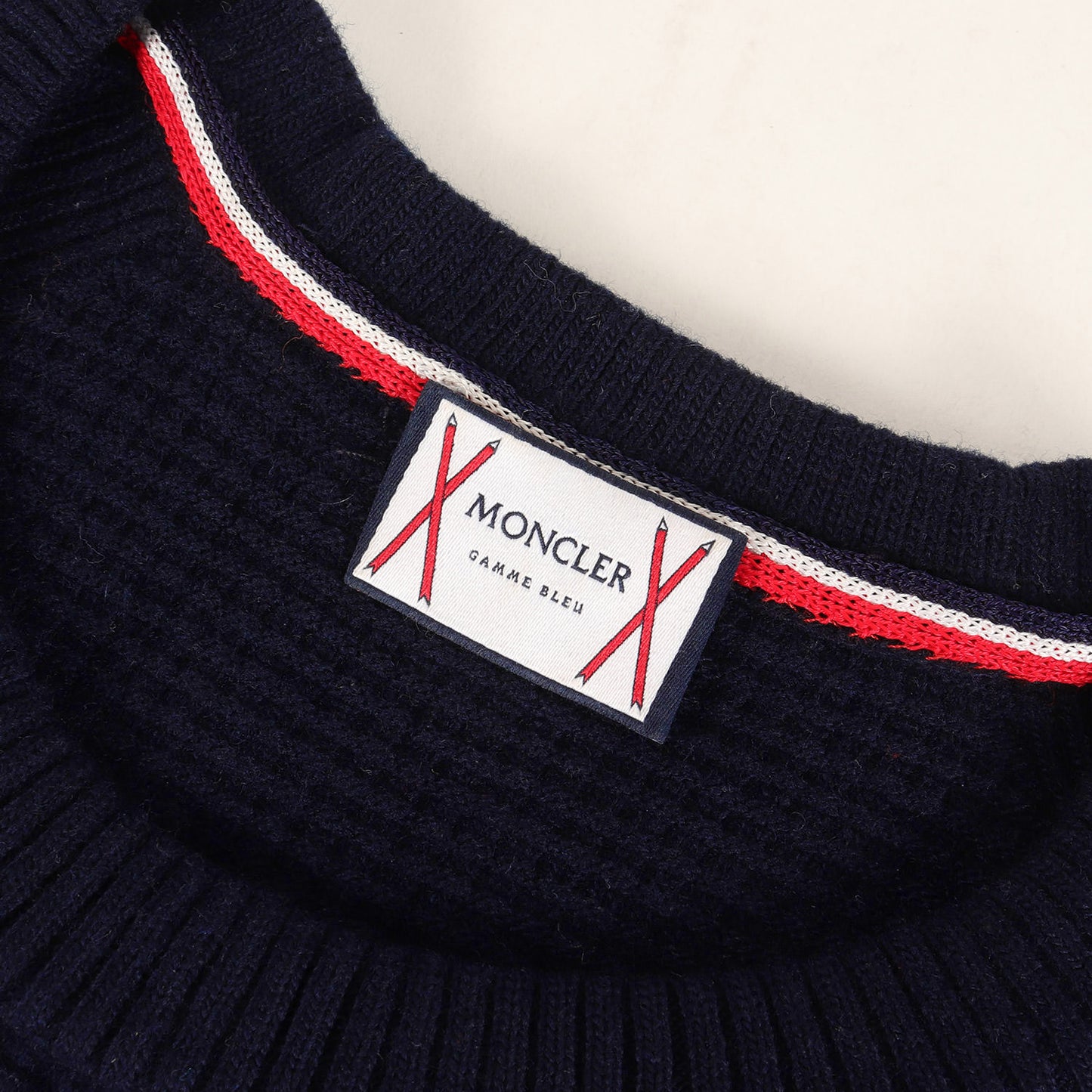 トリコロール リブ ニット セーター (MAGLIONE TRICOT GIROCOLLO)