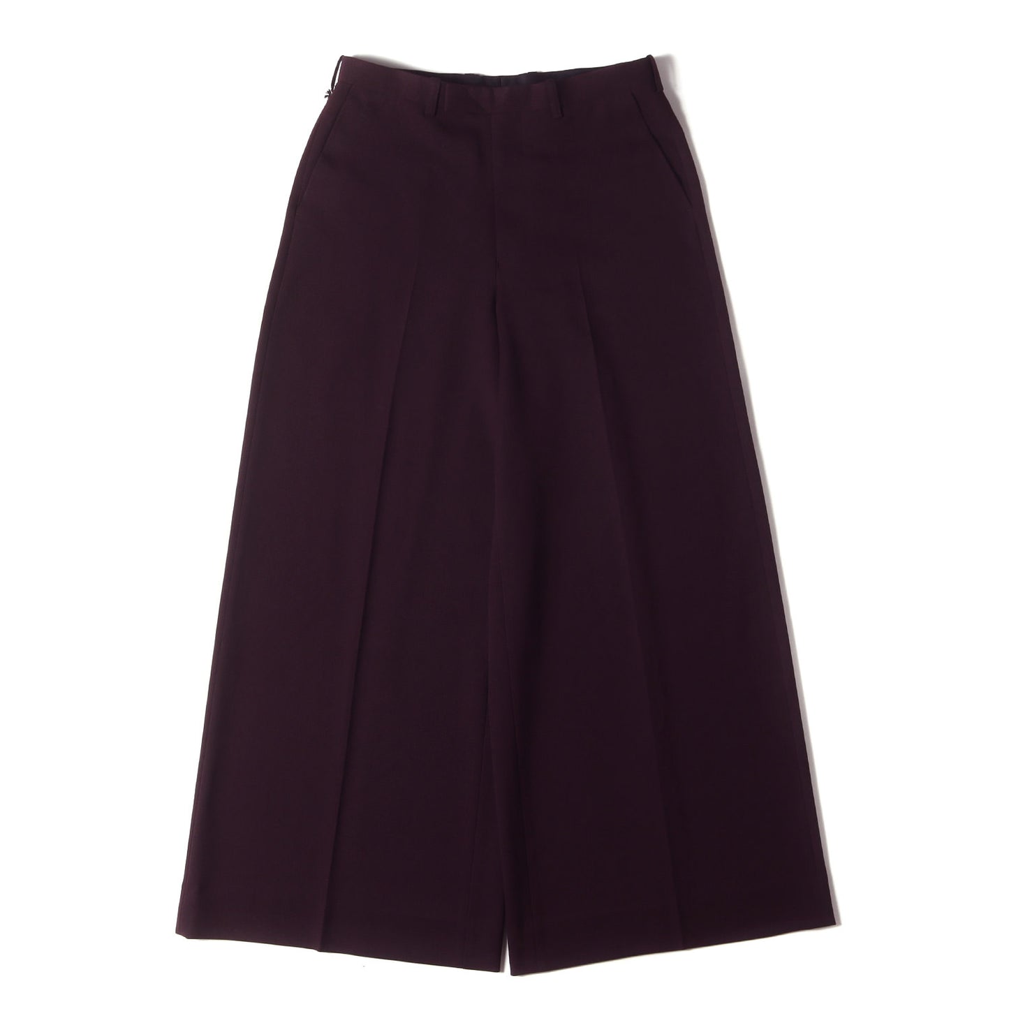 25AW エステルサージ ワイド フレア トラウザー スラックス パンツ (ESTER SERGE WIDE FLARE SLACKS)