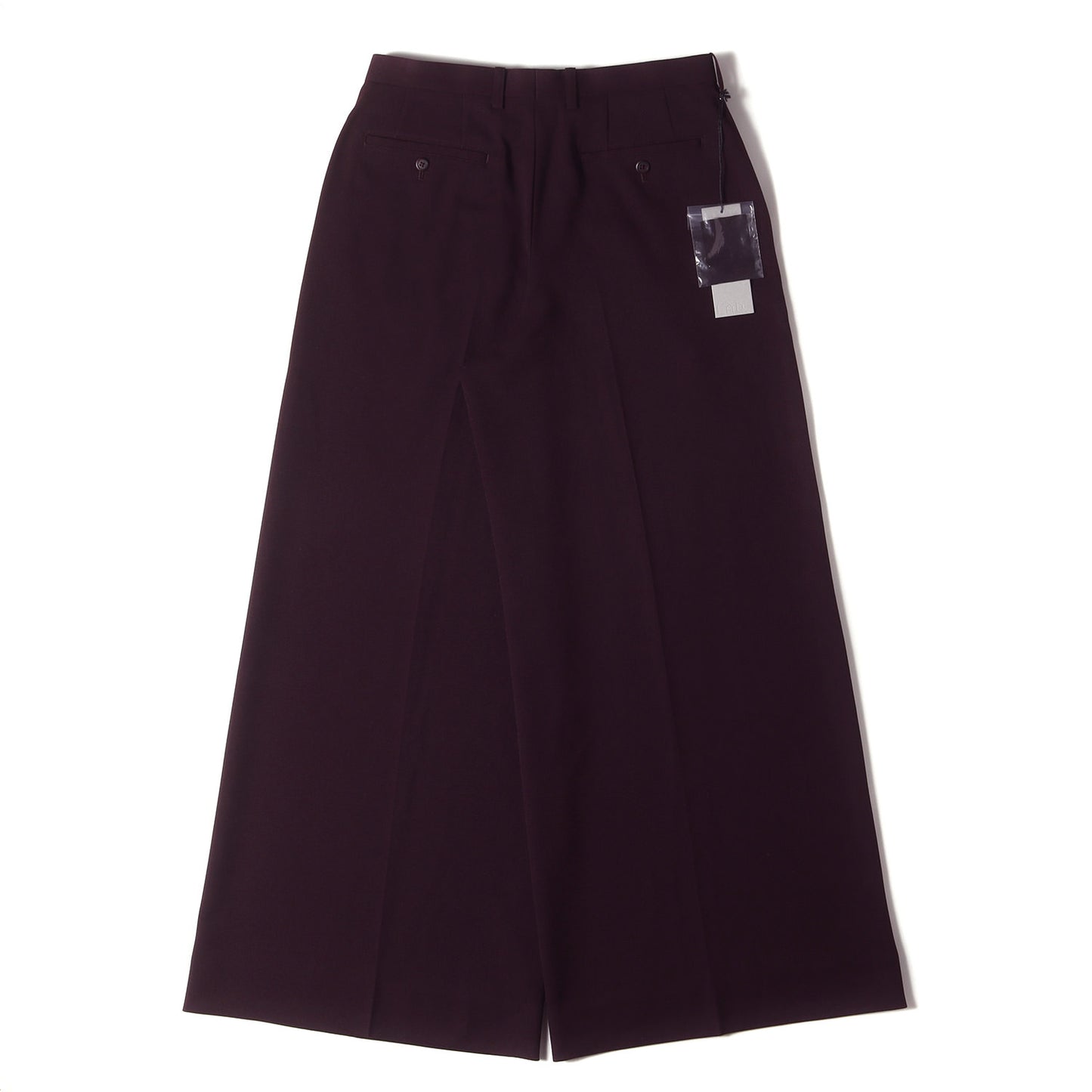 25AW エステルサージ ワイド フレア トラウザー スラックス パンツ (ESTER SERGE WIDE FLARE SLACKS)