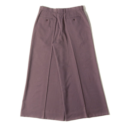 24AW ワイドフレア トラウザー スラックス パンツ (WIDE FLARE SLACKS) / SAMPLE