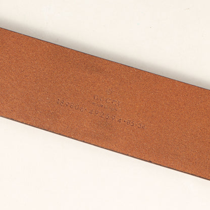 スクエアバックル レザー ベルト