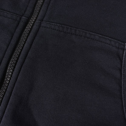 グログラン ロゴ 刺繍 スウェット ジップ パーカー (MAGLIA CARDIGAN)