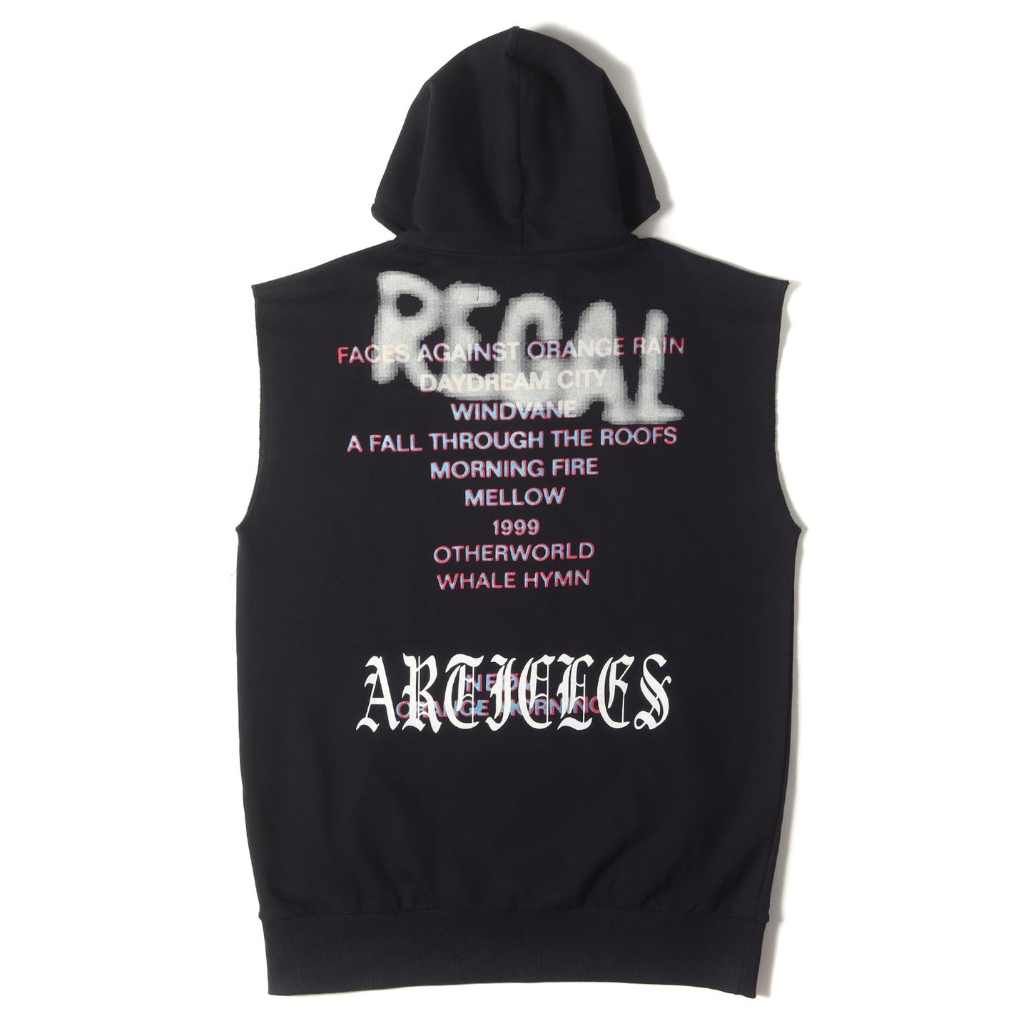 グラフィック スリーブレス ヘビーウェイト スウェット パーカー