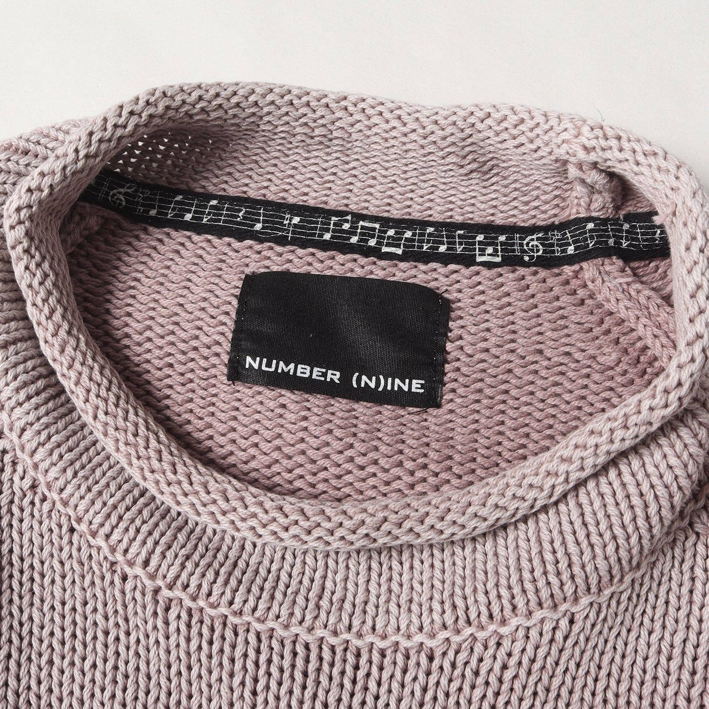 23SS フェード グランジ コットン ニット セーター (ACID WASH RIPPED KNIT PULLOVER)