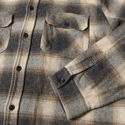 22AW スウェット フード付き ネルシャツ JKT (J・J)