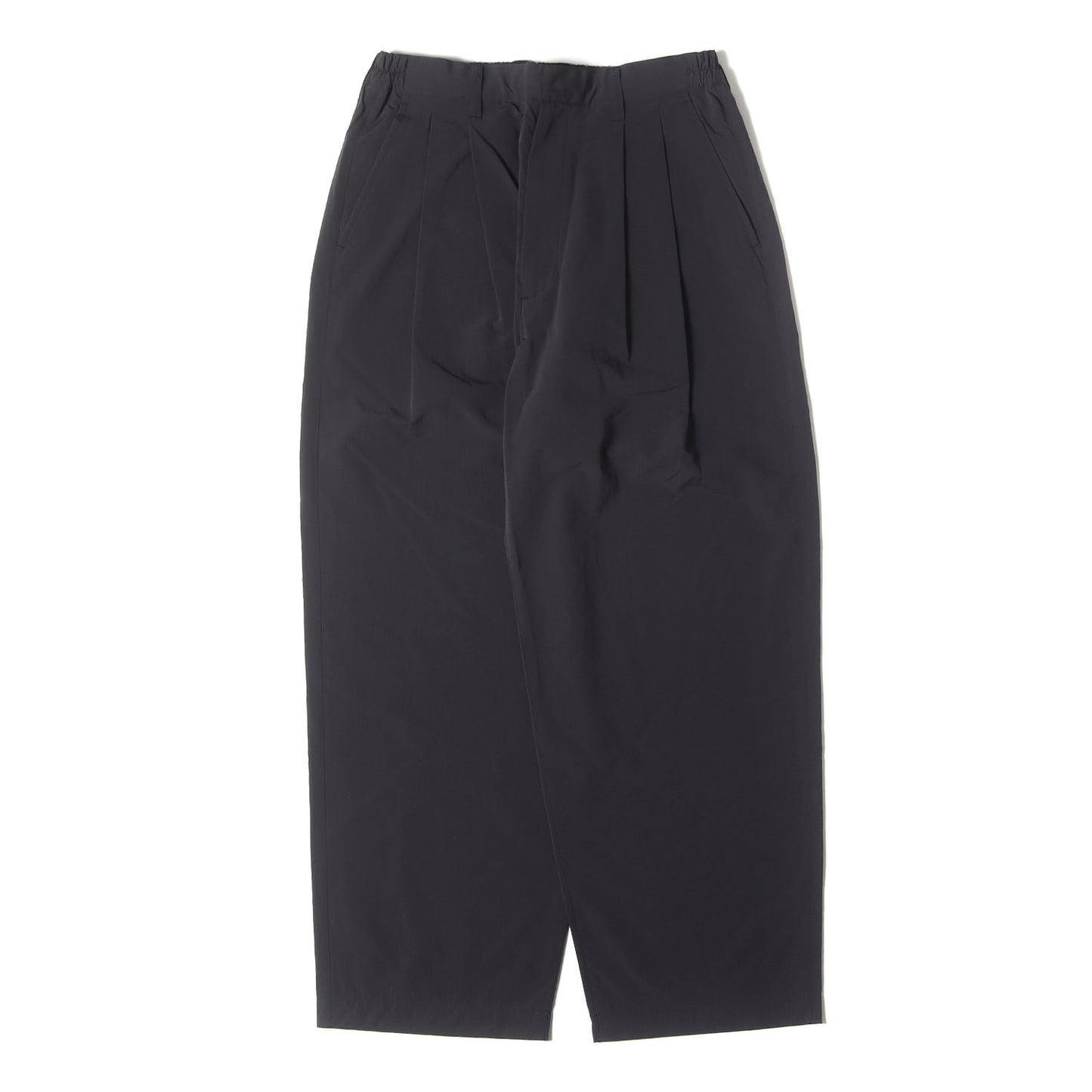 24SS ツータック ナイロン イージー トラウザー スラックス パンツ (WINDPROOF NYLON WIDE EASY TROUSERS)