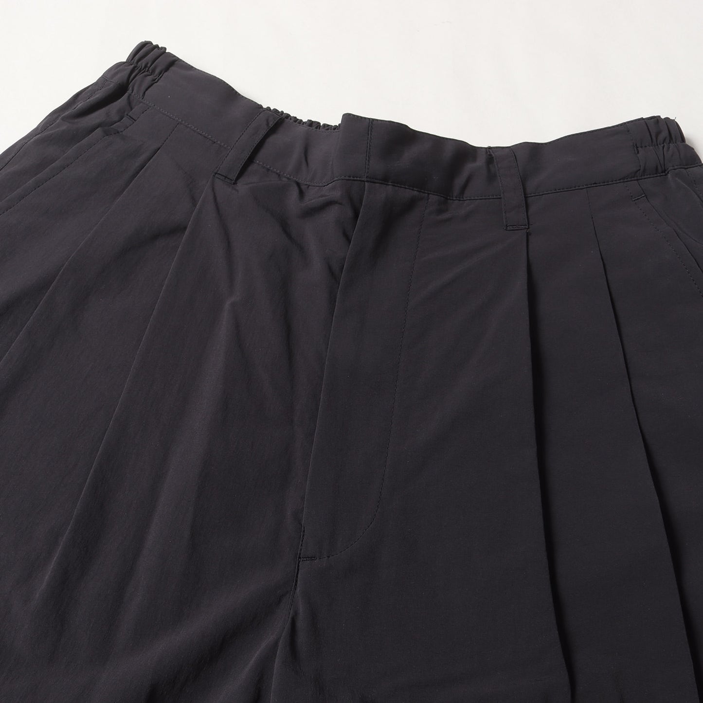 24SS ツータック ナイロン イージー トラウザー スラックス パンツ (WINDPROOF NYLON WIDE EASY TROUSERS)