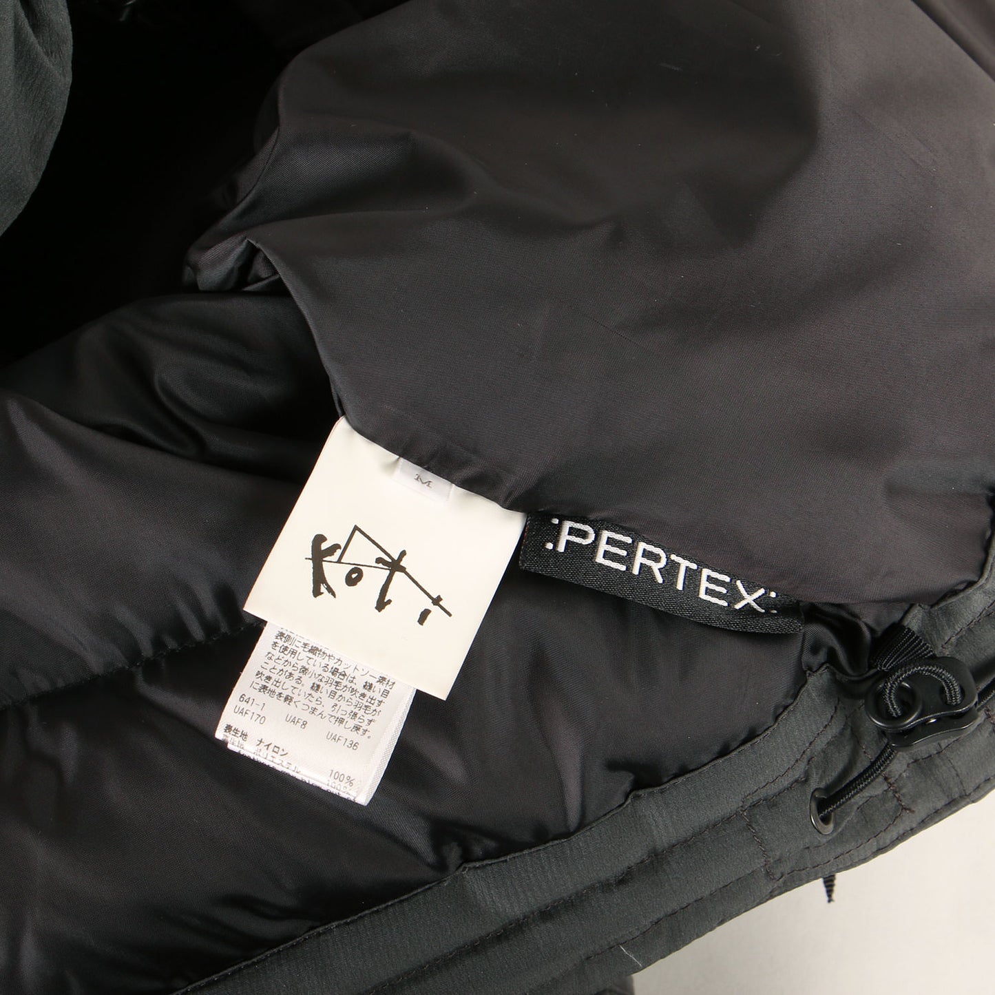 24AW ナイロンリップストップ ダウンジャケット (Down Jacket) / Koti