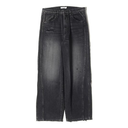 25AW × OPENING ACT トリプルシーム デニムパンツ (TRIPLE SEAMS 6P DENIM BLACKUSED)