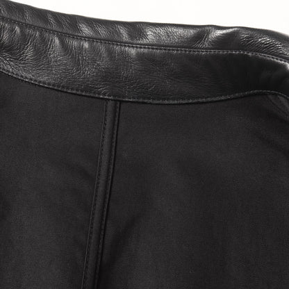 リバーシブル ディアスキンレザー カーコート