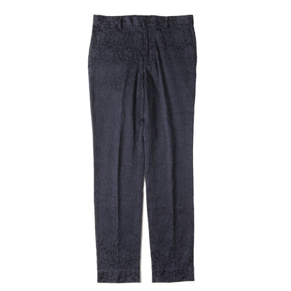 ボタニカル ジャガード トラウザー スラックス パンツ