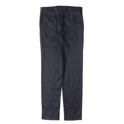 ボタニカル ジャガード トラウザー スラックス パンツ