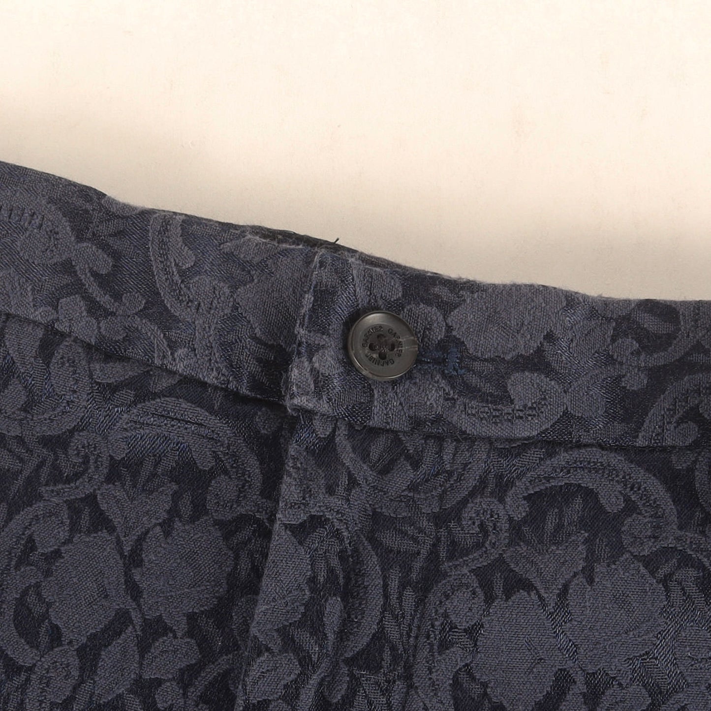 ボタニカル ジャガード トラウザー スラックス パンツ