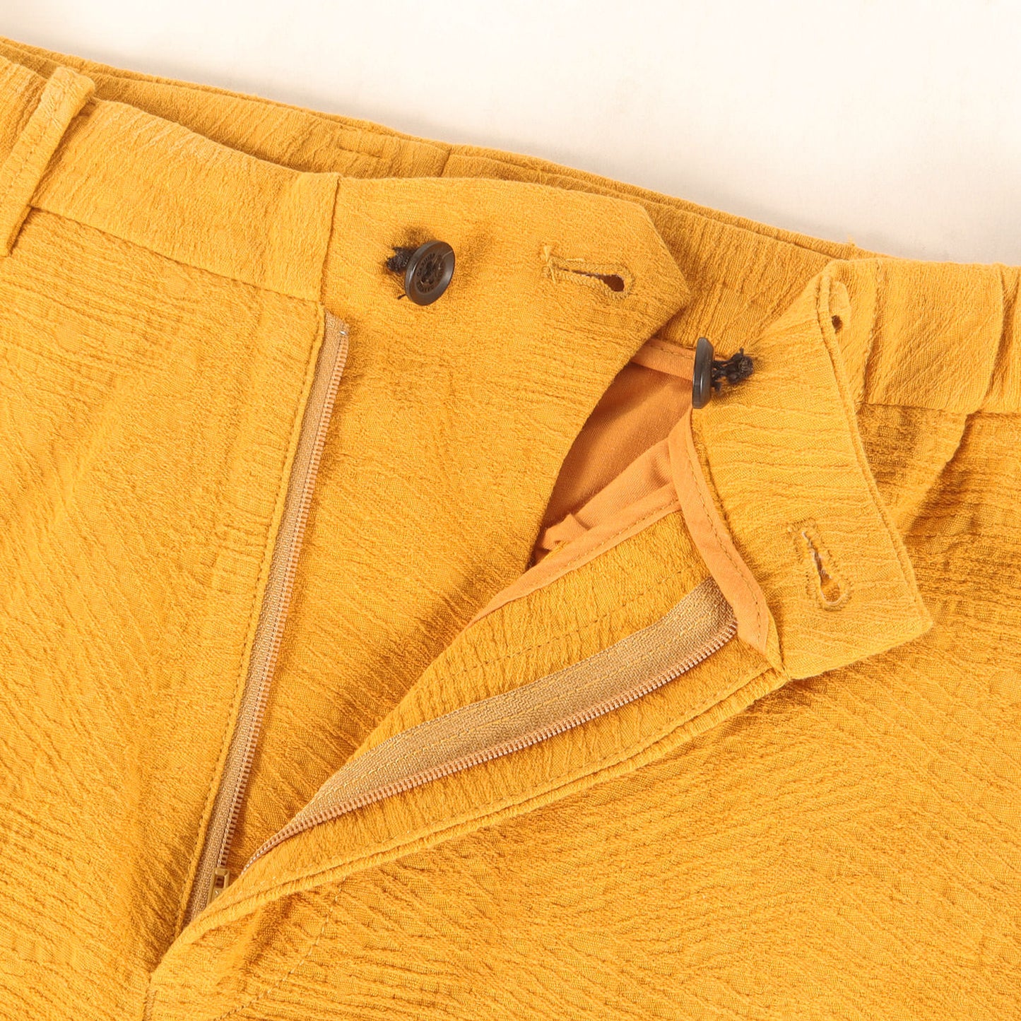 ジオメトリック ジャガード テーパード トラウザー スラックス パンツ