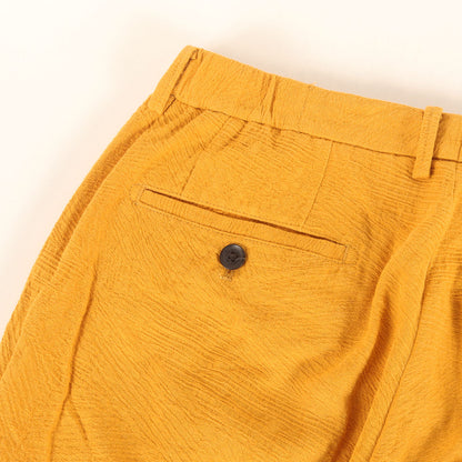 ジオメトリック ジャガード テーパード トラウザー スラックス パンツ