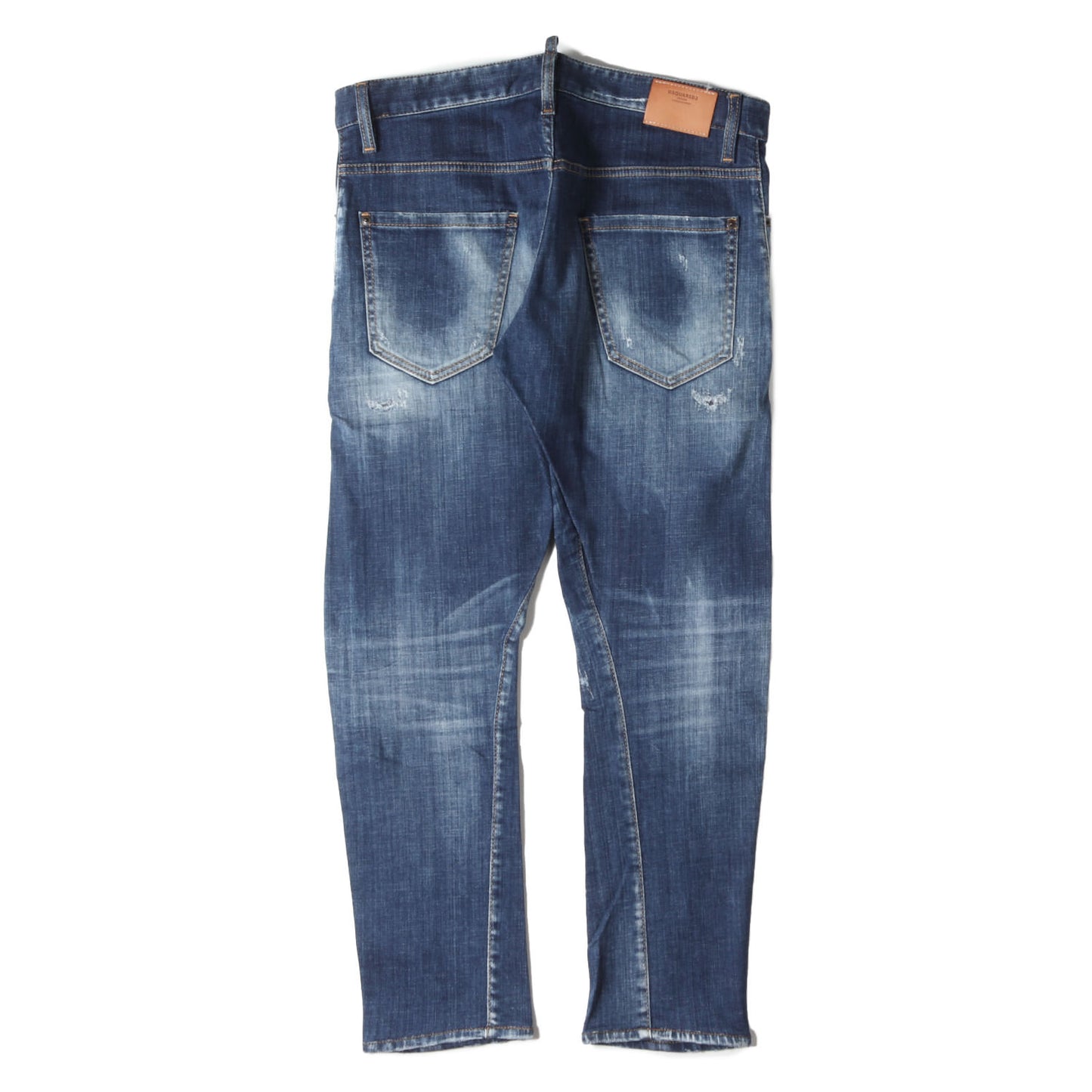 23SS クラッシュリペア加工 スキニー ストレッチ デニムパンツ (Sexy twist jean)