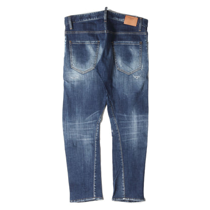 23SS クラッシュリペア加工 スキニー ストレッチ デニムパンツ (Sexy twist jean)