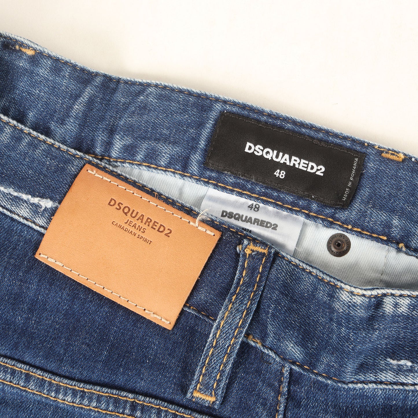 23SS クラッシュリペア加工 スキニー ストレッチ デニムパンツ (Sexy twist jean)