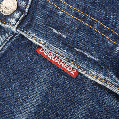 23SS クラッシュリペア加工 スキニー ストレッチ デニムパンツ (Sexy twist jean)