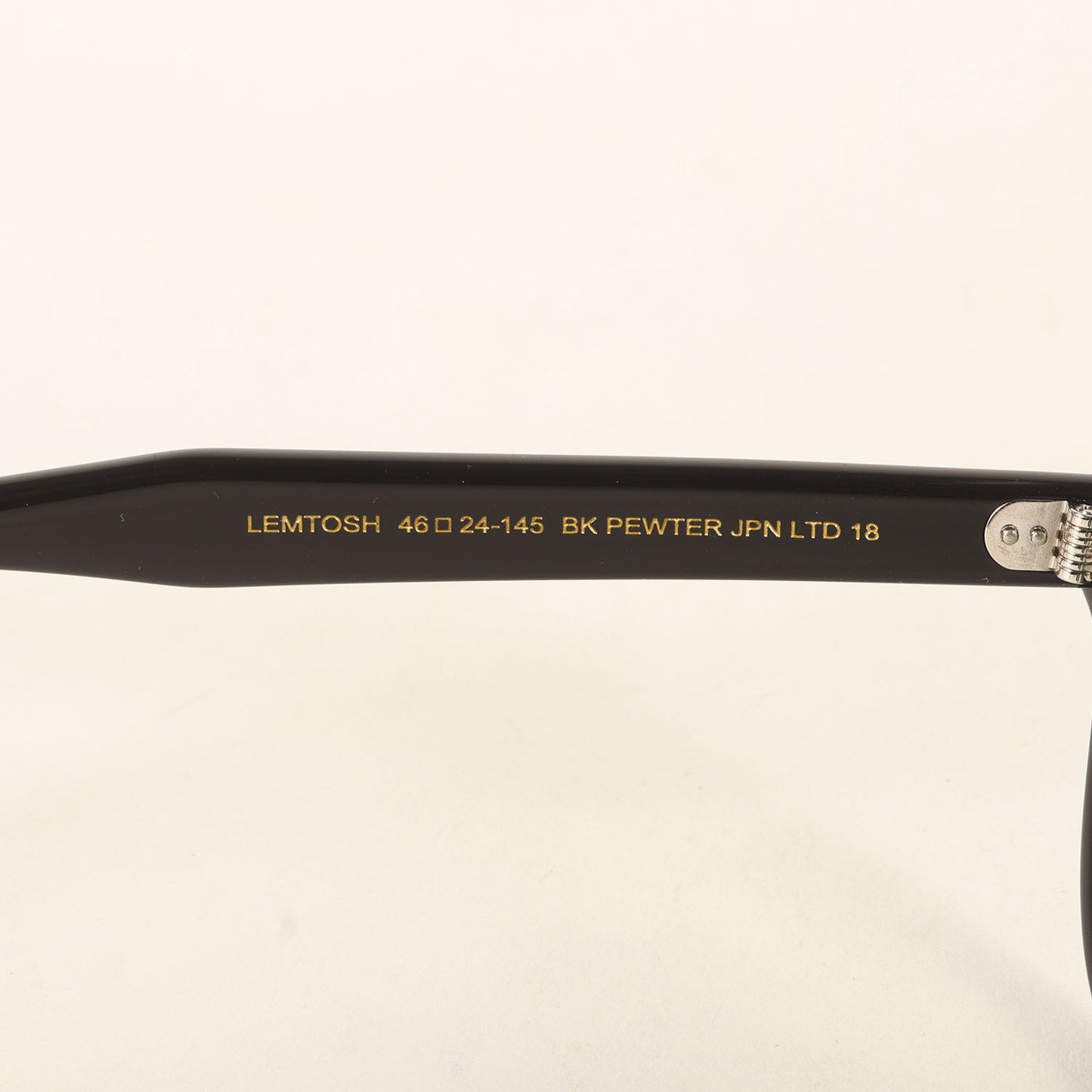 25SS 日本限定 レムトッシュ サングラス(LEMTOSH BK PEWTER JPN LTD 18)