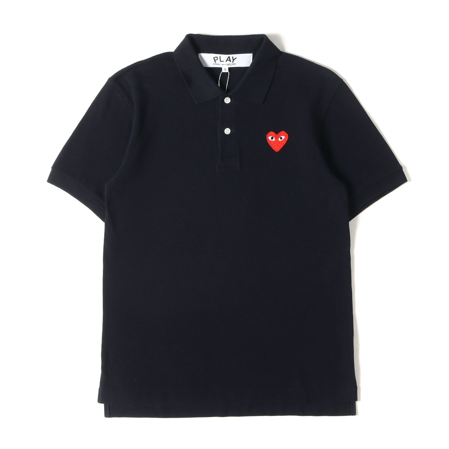 25SS ハートワッペン 刺繍 ポロシャツ (POLO SHIRT RED EMBLEM) / AD2025/3