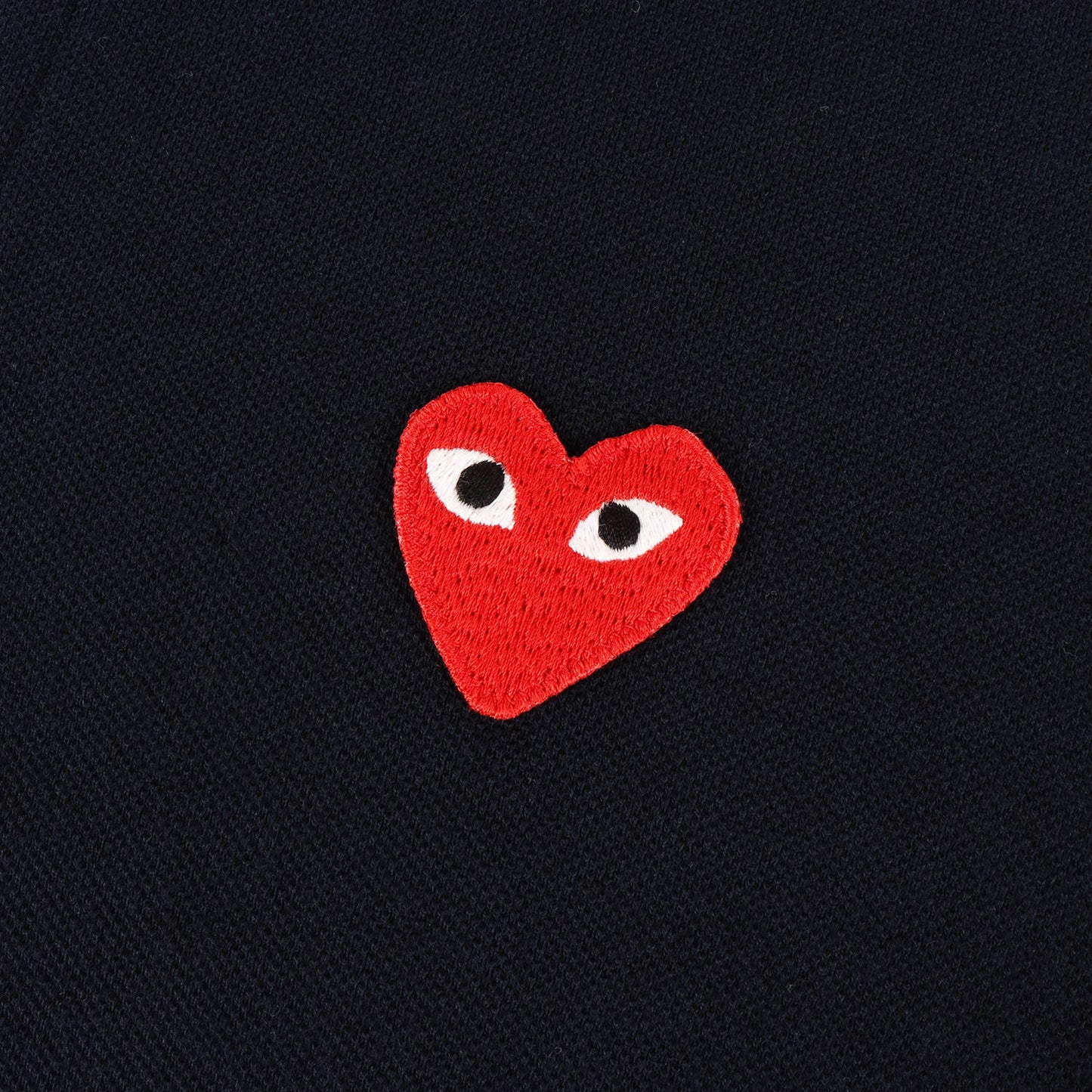 25SS ハートワッペン 刺繍 ポロシャツ (POLO SHIRT RED EMBLEM) / AD2025/3