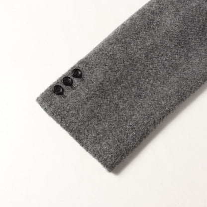 22AW マルチ コーデュロイ メルトン 切替 ボタンレス ショール コート