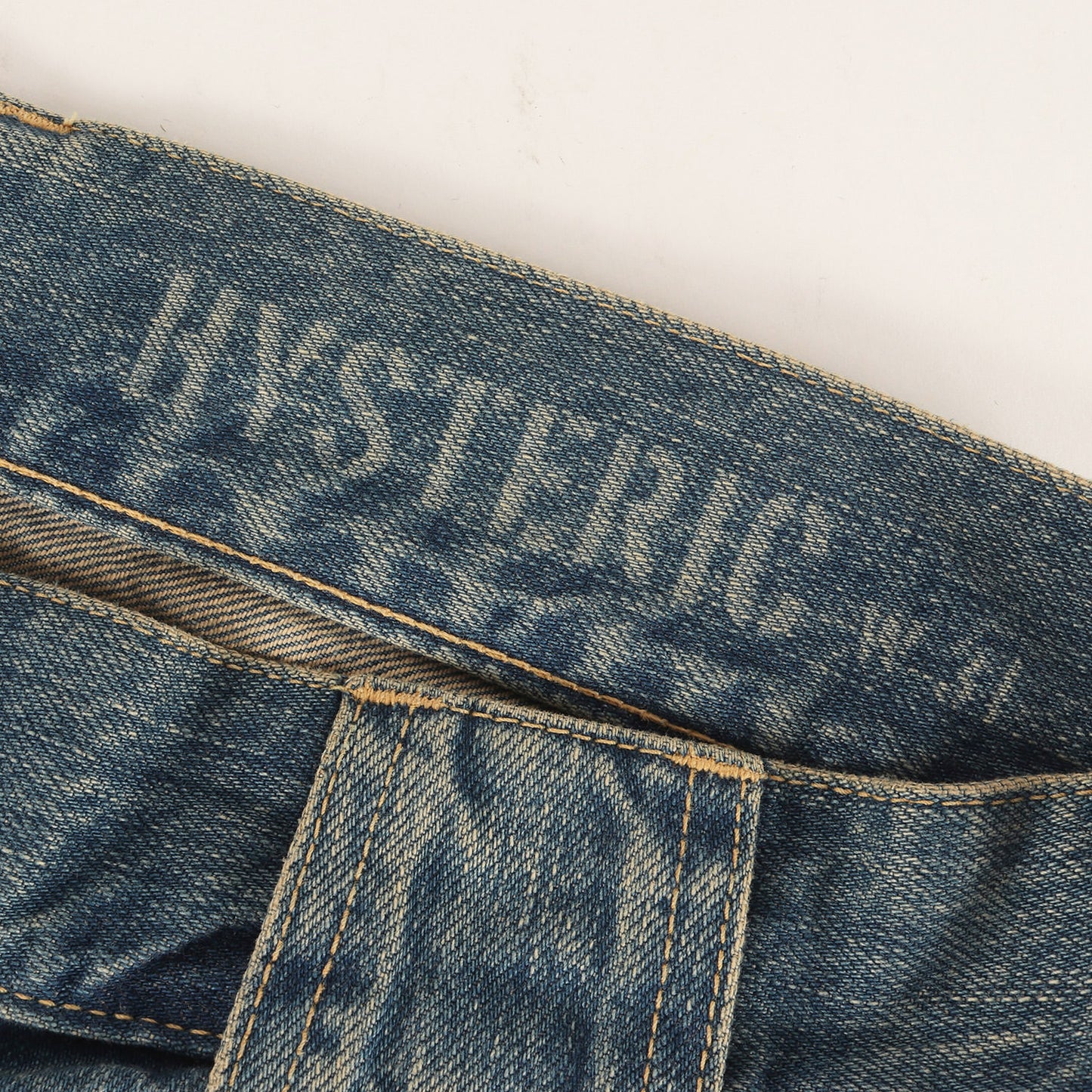 25AW ヴィンテージ加工 ブッシュ デニムパンツ