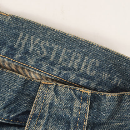 25AW ヴィンテージ加工 ブッシュ デニムパンツ