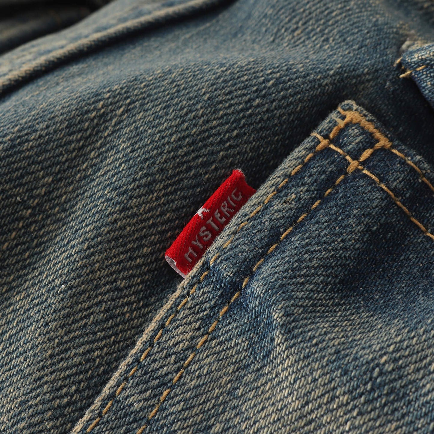 25AW ヴィンテージ加工 ブッシュ デニムパンツ