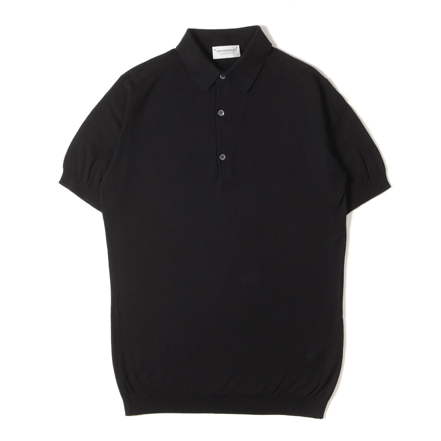 ハイゲージ シーアイランドコットン ニット ポロシャツ / MADE IN ENGLAND