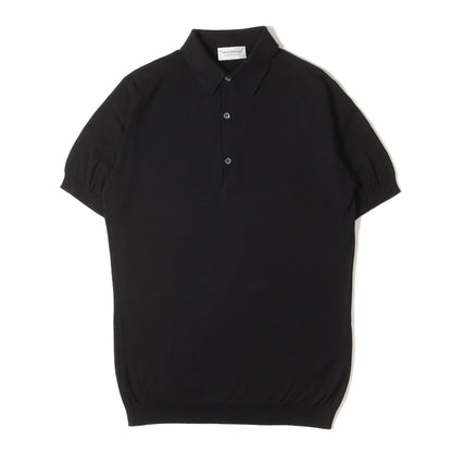 ハイゲージ シーアイランドコットン ニット ポロシャツ / MADE IN ENGLAND