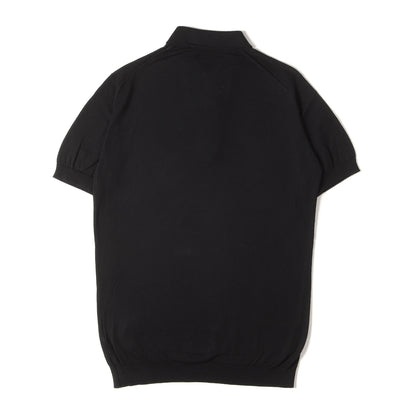 ハイゲージ シーアイランドコットン ニット ポロシャツ / MADE IN ENGLAND
