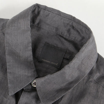リネン ドレスシャツ