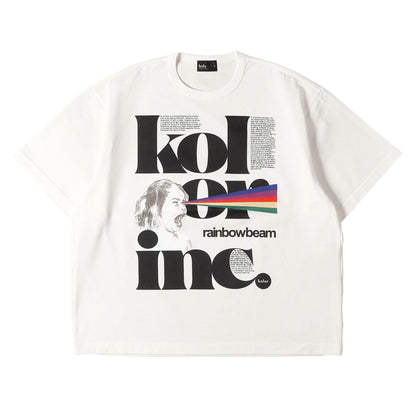 21SS クリアコットンレインボー Tシャツ