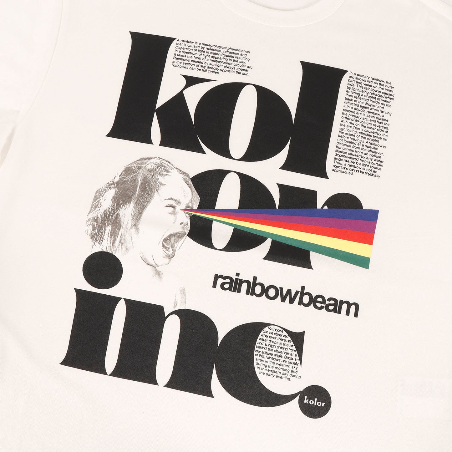 21SS クリアコットンレインボー Tシャツ