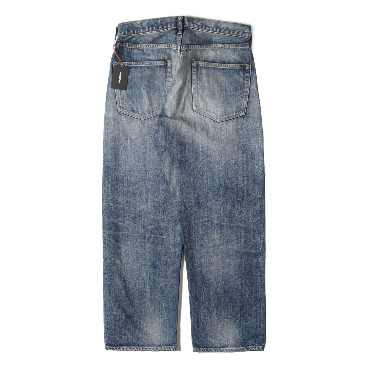 25SS ユーズド加工 アンクルカット デニム パンツ (Ankle Length Straight 5pocket USD)