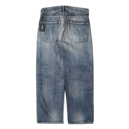 25SS ユーズド加工 アンクルカット デニム パンツ (Ankle Length Straight 5pocket USD)