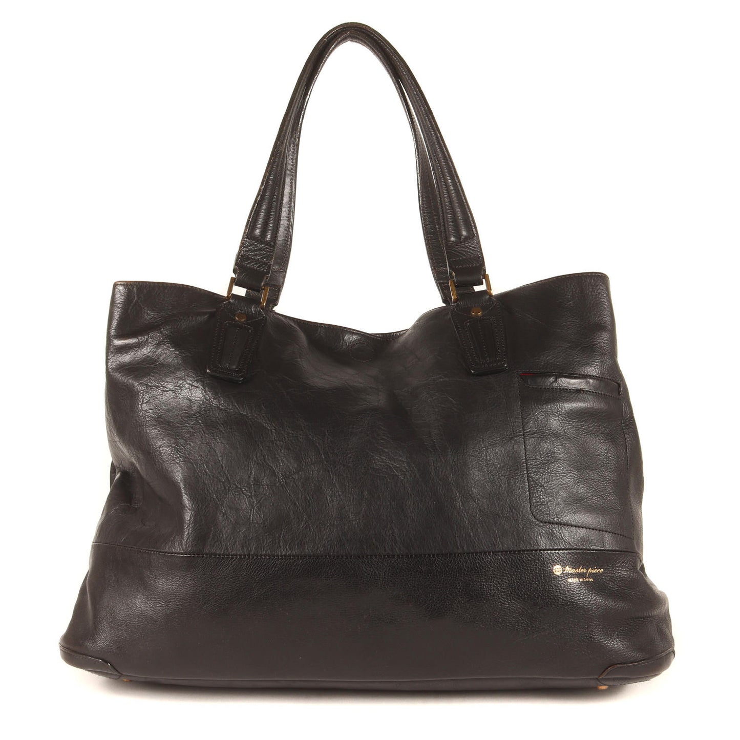 カウハイド レザー ショルダー トートバッグ (GLOSS) / MADE IN JAPAN