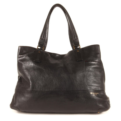 カウハイド レザー ショルダー トートバッグ (GLOSS) / MADE IN JAPAN