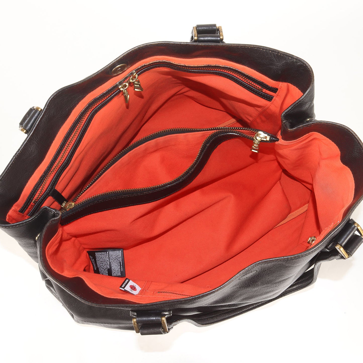 カウハイド レザー ショルダー トートバッグ (GLOSS) / MADE IN JAPAN